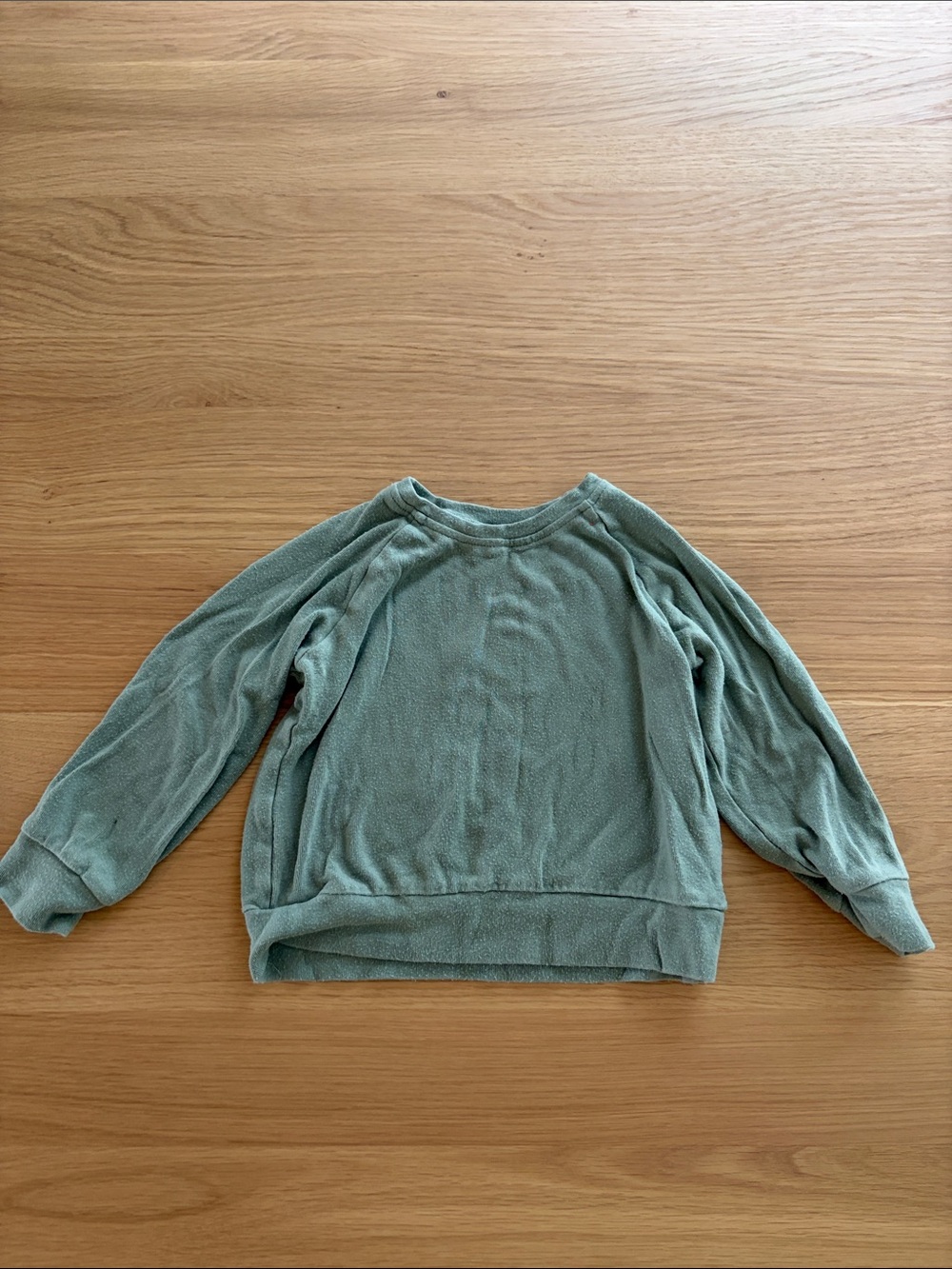 Kyte BABY Sage Green Plush Crewneck Sweatshirt